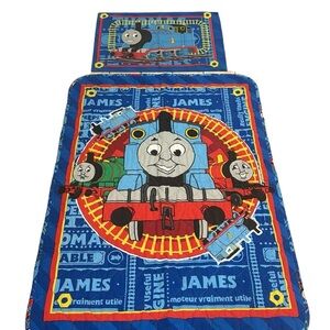 Thomas The Tank Engine Thomas & Friends Toddler Bed Blanket Crib Pillowcase 2008